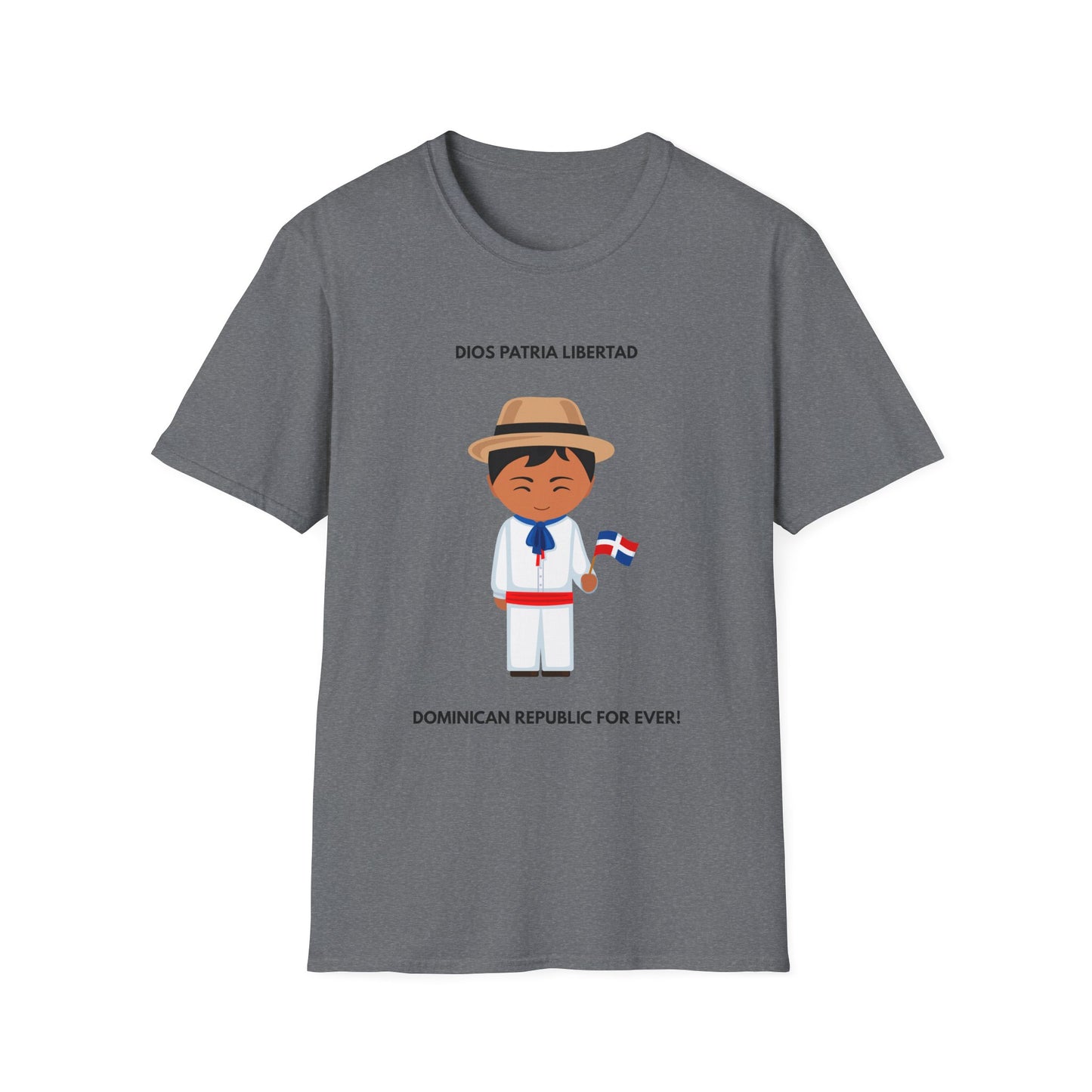 Dominican Republic Forever T-Shirt | Cultural Pride Tee, Unisex Softstyle Shirt, Vacation Apparel, Caribbean Pride, Travel Gift
