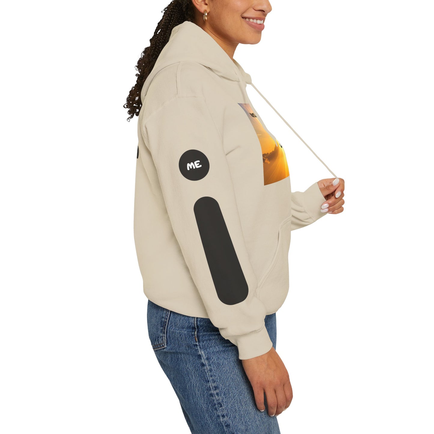 Smile Face Hoodie — "Are You Still Alive?" Sunrise Graphic Hooded Sweatshirt