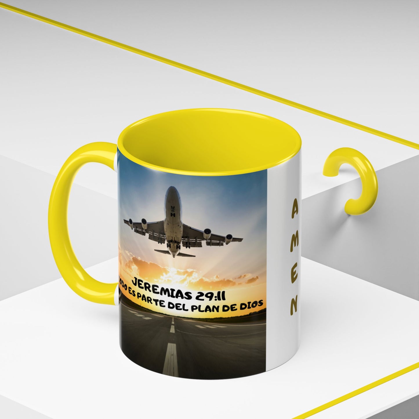 "Mateo 28:20 Estoy Contigo Siempre" Accent Mug (11/15oz)