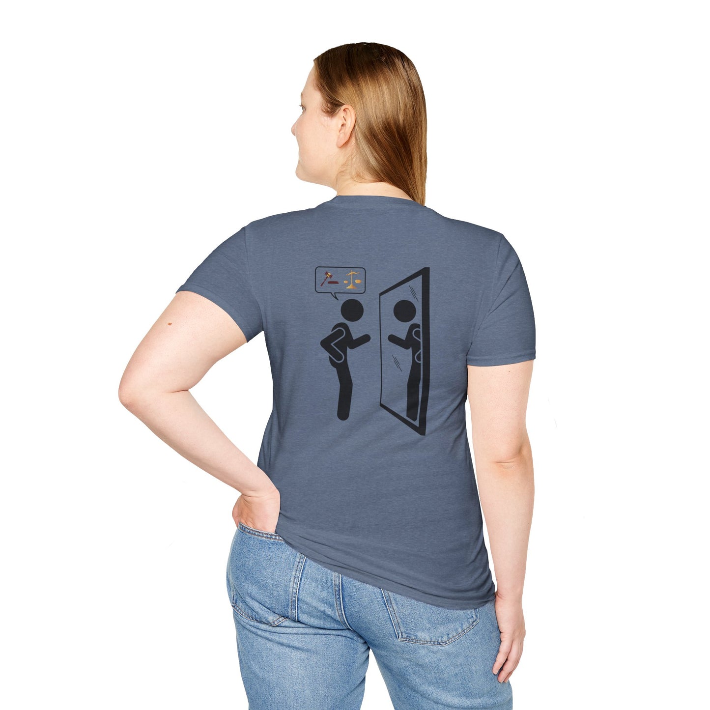 JUZGANDO Humorous Unisex Softstyle T-Shirt - Questioning Yourself Shirt, Funny Graphic Tee, Casual Wear, Gift for Friends & Family, [...]