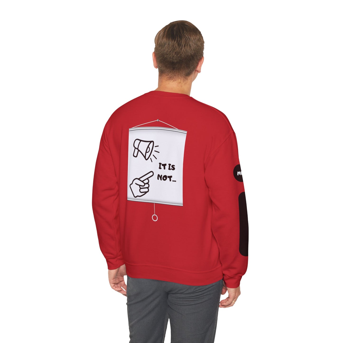 "It's Not Your Fault" Graphic Comfort Pullover