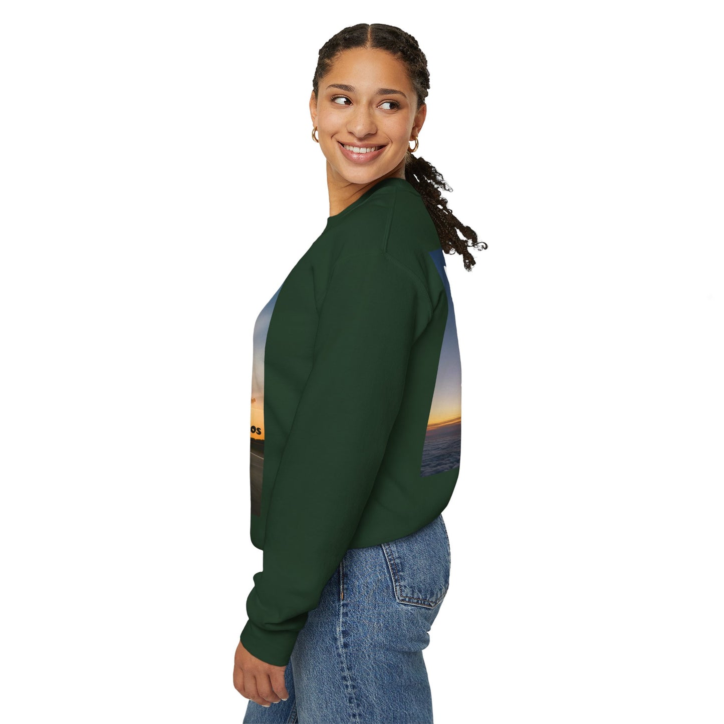 Christian Sweatshirt — Jeremías 29:11 & Mateo 28:20 Inspirational Crewneck