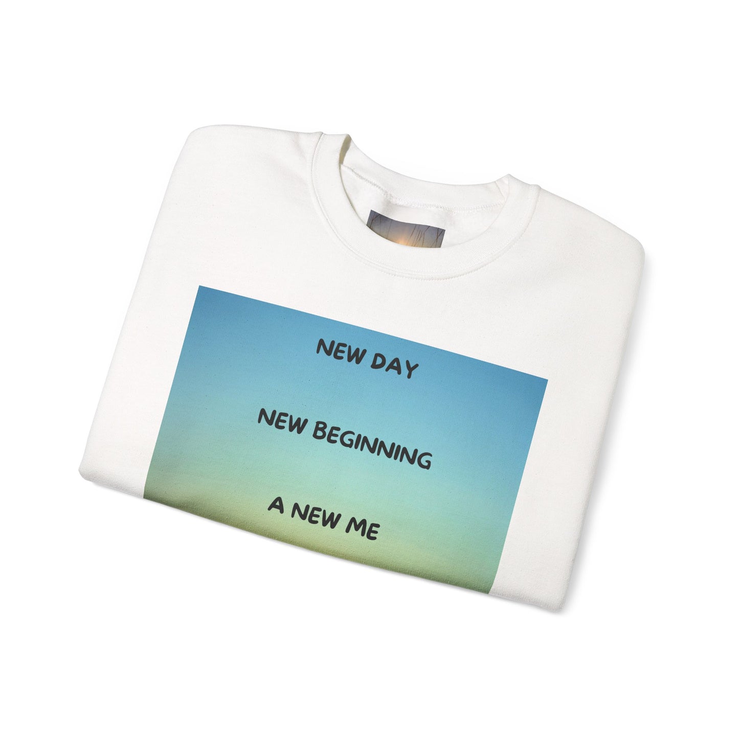 NEW DAY NEW BEGINNING A NEW ME Crewneck Sweatshirt - New Day, New Beginning, A New Me, Motivational Apparel, Cozy Gift for Her, Affirmation Sweater, [...]