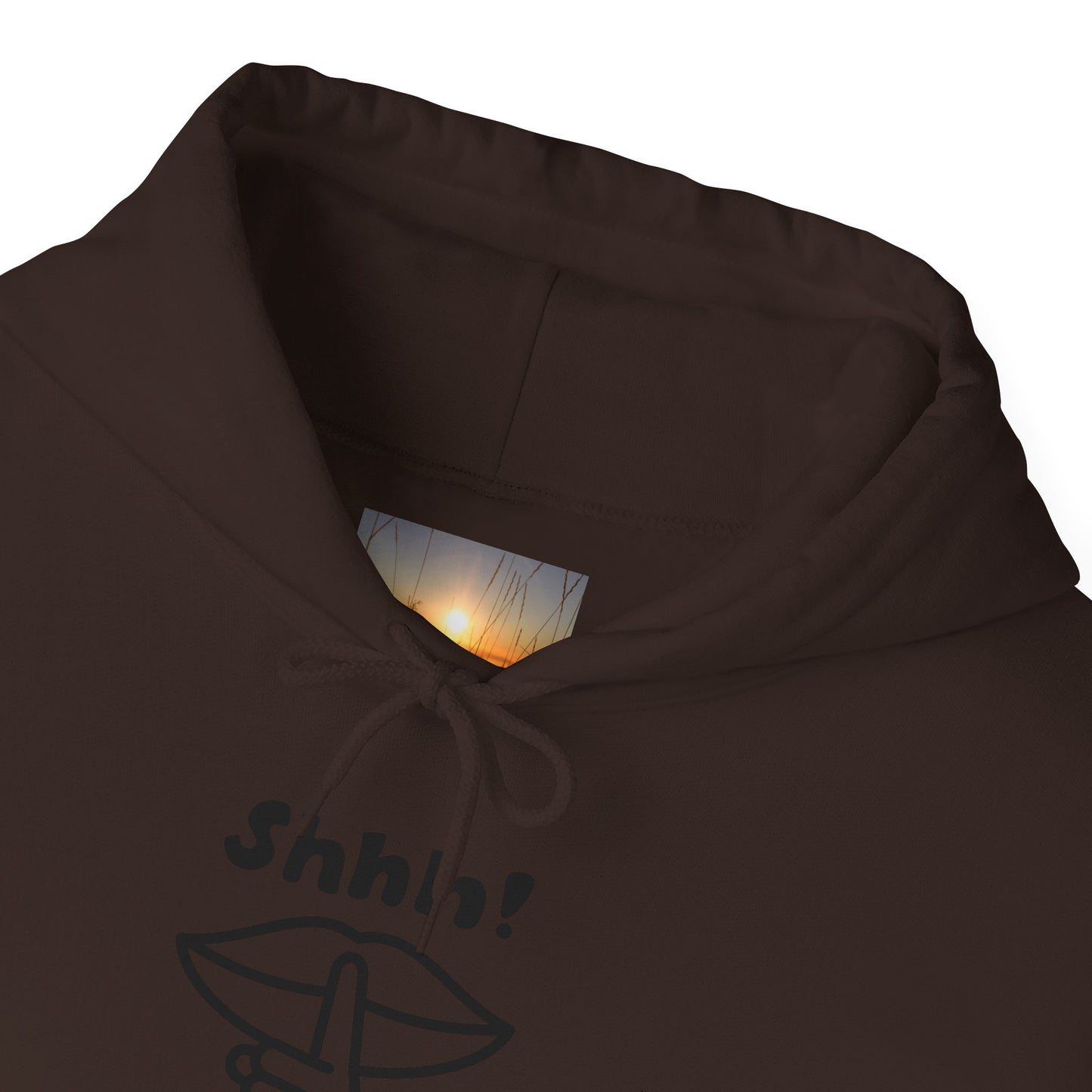 Shhh! Funny Unisex Hooded Sweatshirt, Cozy Hoodie for Introverts, Ideal Gift for Friends and Family, Perfect for Casual Wear, [...]