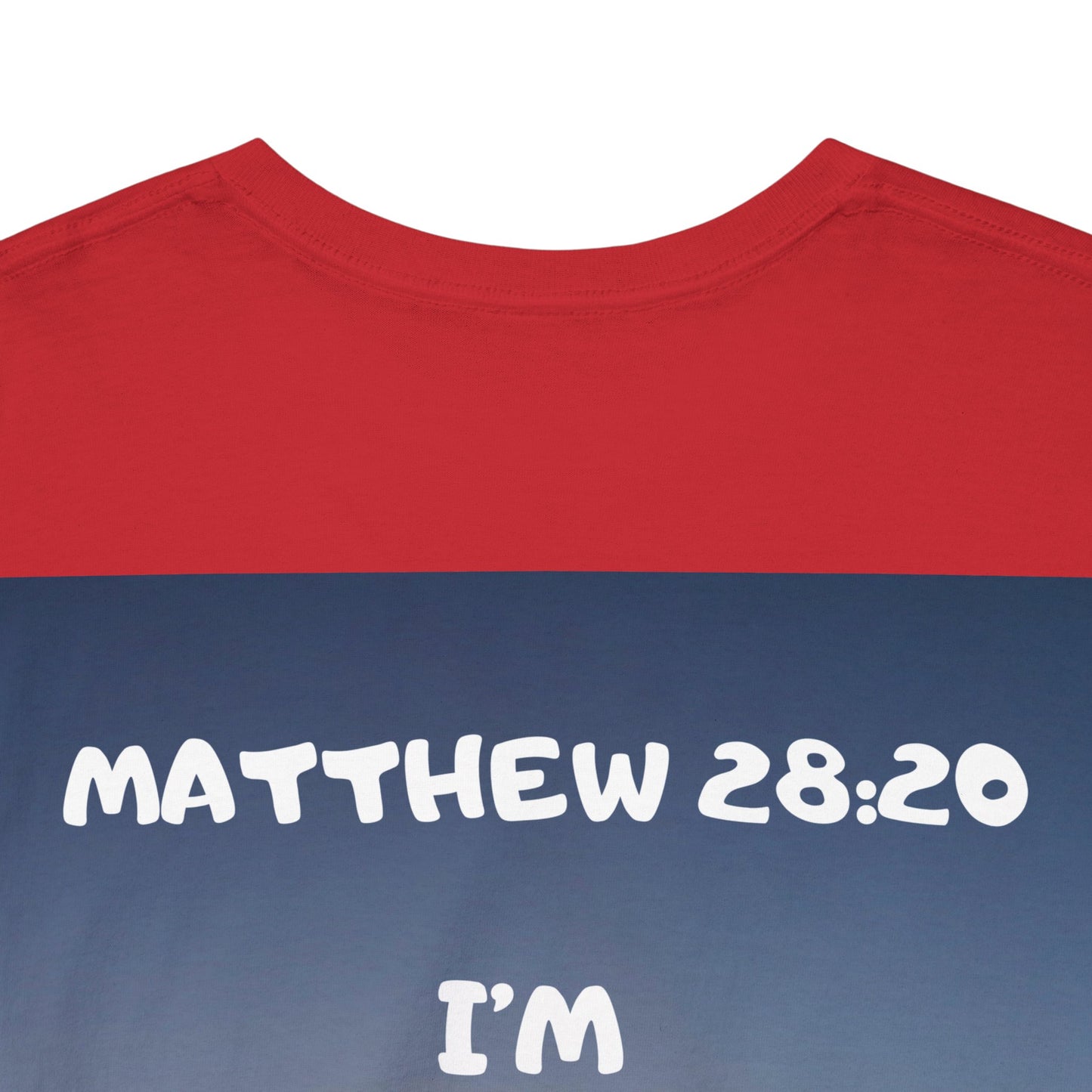 Faith Travel T‑Shirt — “Jeremiah 29:11 / Matthew 28:20” Inspirational Plane Tee
