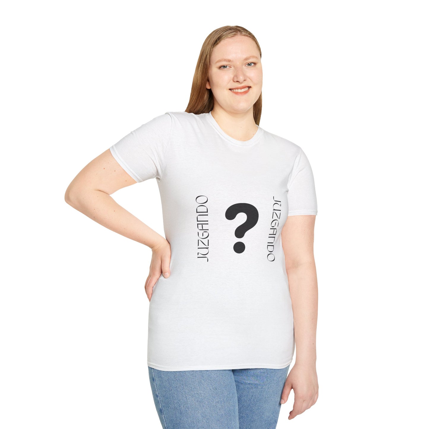 JUZGANDO Humorous Unisex Softstyle T-Shirt - Questioning Yourself Shirt, Funny Graphic Tee, Casual Wear, Gift for Friends & Family, [...]