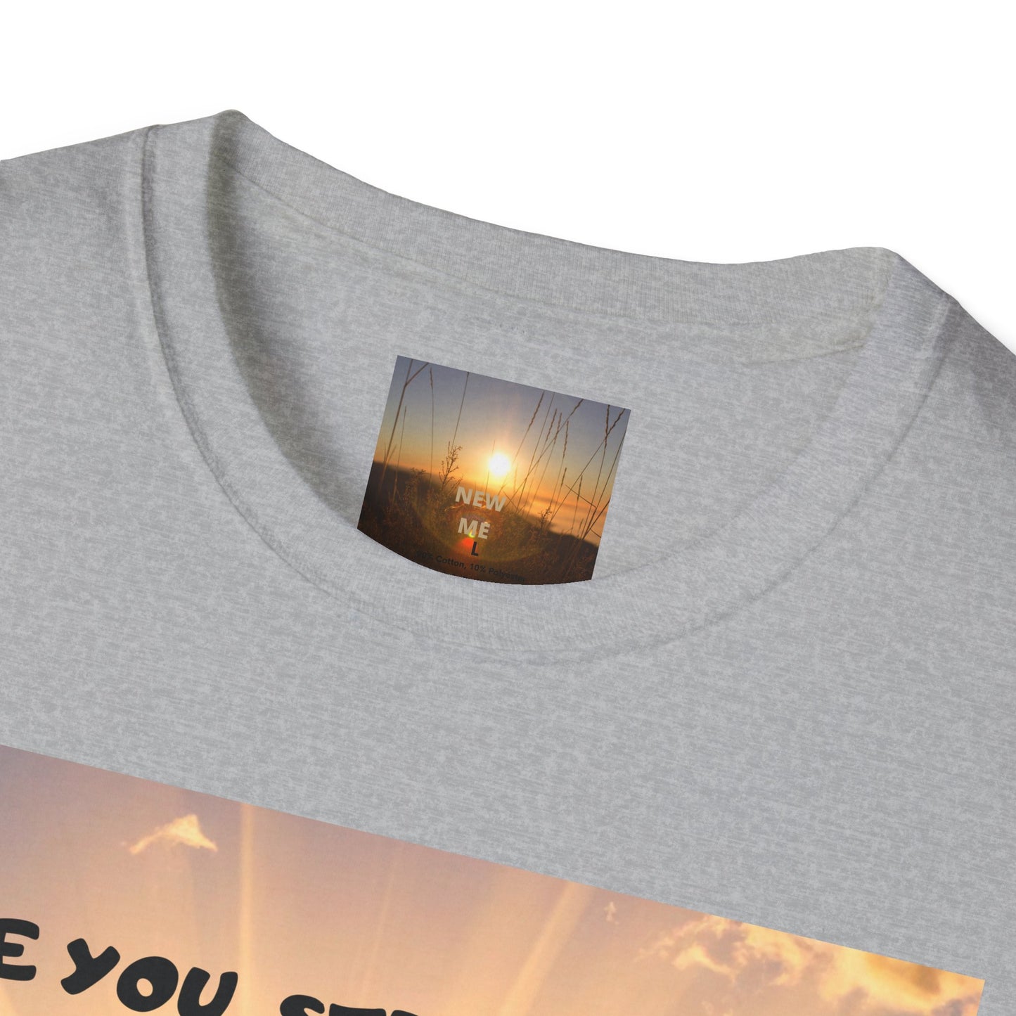 Live Smiley T-Shirt — 'Are You Still Alive?' Sunburst Positive Tee