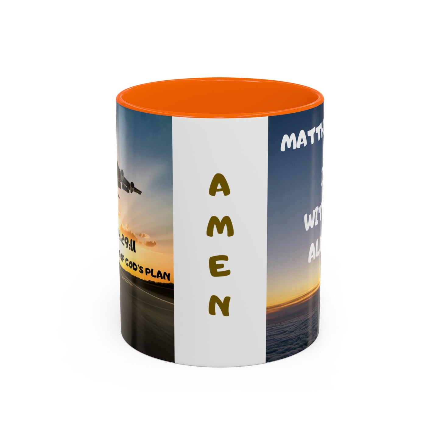 Matthew 28:20 Coffee Mug – "I’m With You Always" Inspirational Christian Accent Mug