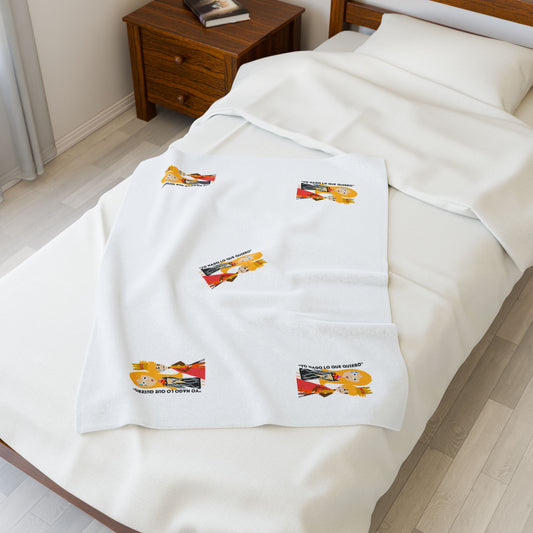 YO HAGO LO QUE QUIERO Velveteen Plush Blanket