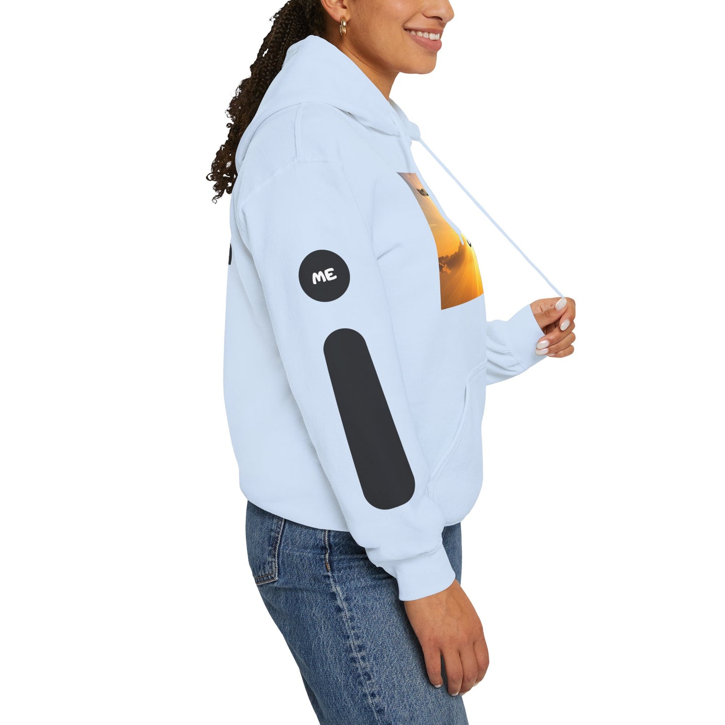 Smile Face Hoodie — "Are You Still Alive?" Sunrise Graphic Hooded Sweatshirt