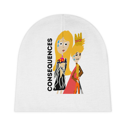 CONSEQUENCES ISAAC IDYER ARTS DESINGS  Baby Beanie (AOP)