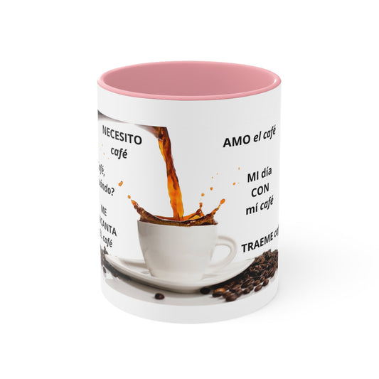 NEW ME IM AMO EL Café Accent Mugs