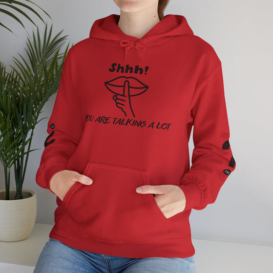 Shhh! Funny Unisex Hooded Sweatshirt, Cozy Hoodie for Introverts, Ideal Gift for Friends and Family, Perfect for Casual Wear, [...]