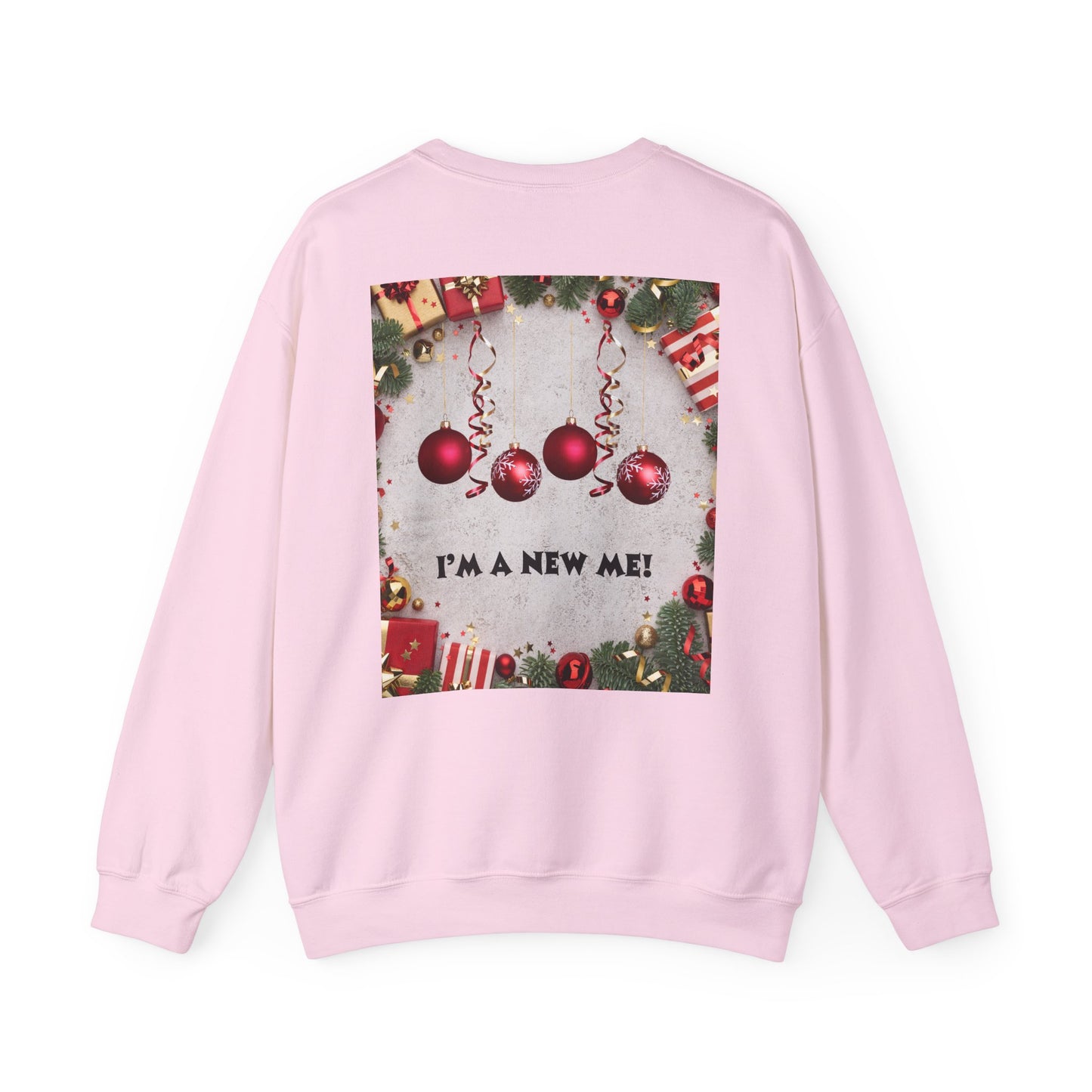 Cozy Christmas Sweatshirt - Reflect Empathy & Be A New You, Holiday Gift, Winter Fashion, Christmas Celebration, Unisex Crewneck