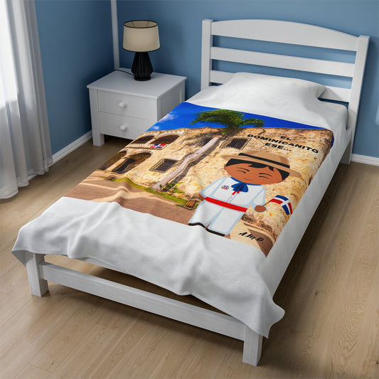 EL DOMINICANITO ESE Velveteen Plush Blanket