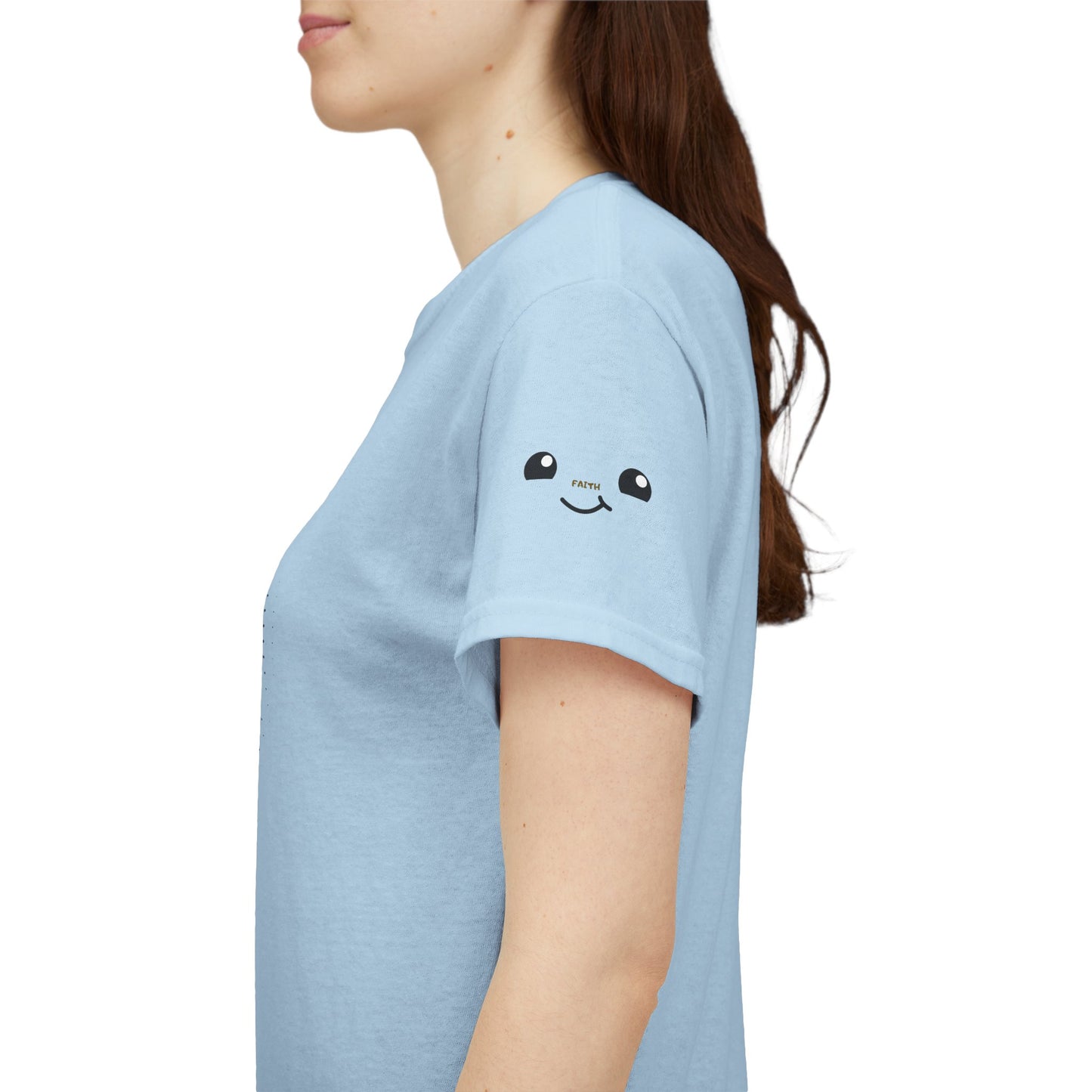 Graphic Tee — "It's Not Your Fault" Comic-Style Pointing Design