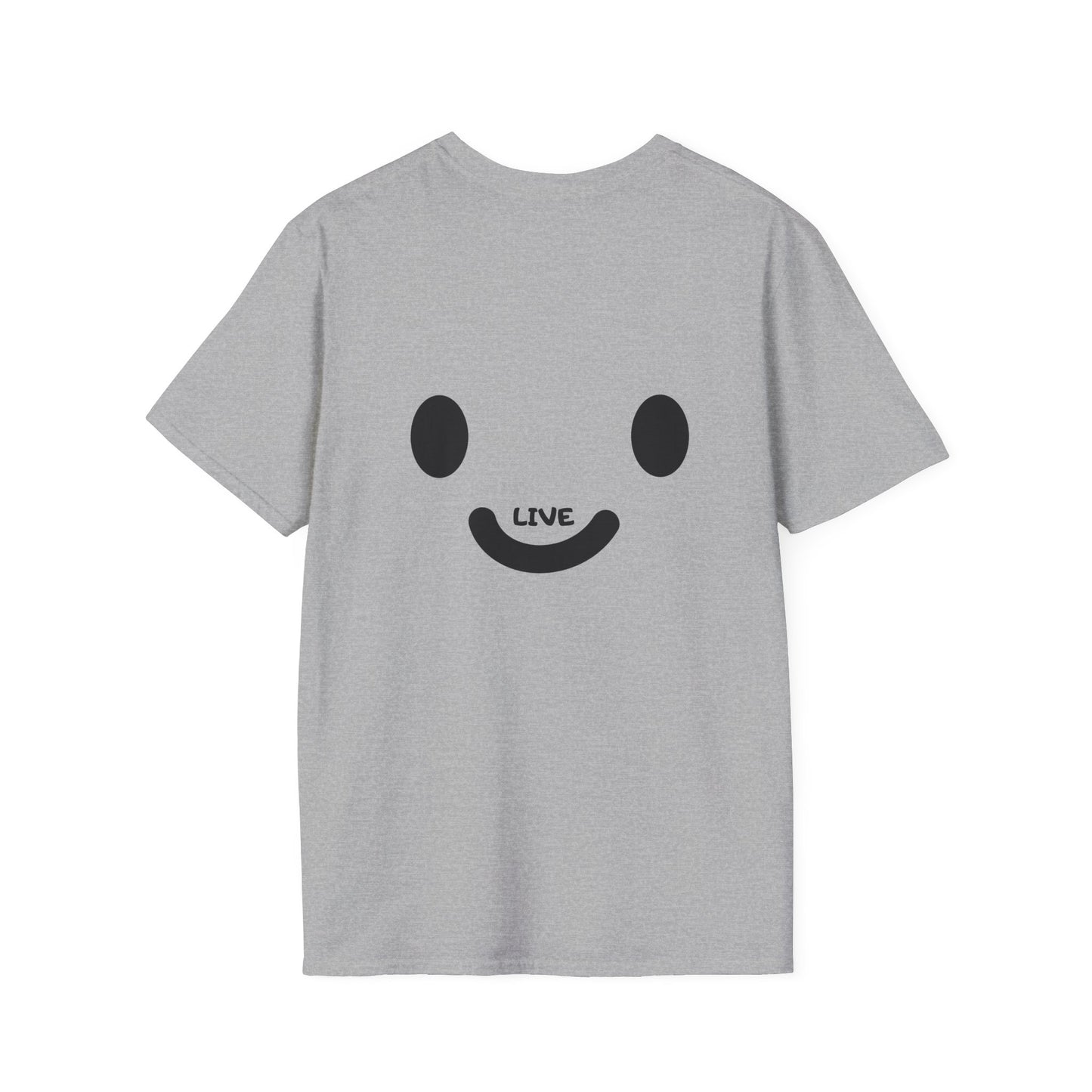 Live Smiley T-Shirt — 'Are You Still Alive?' Sunburst Positive Tee