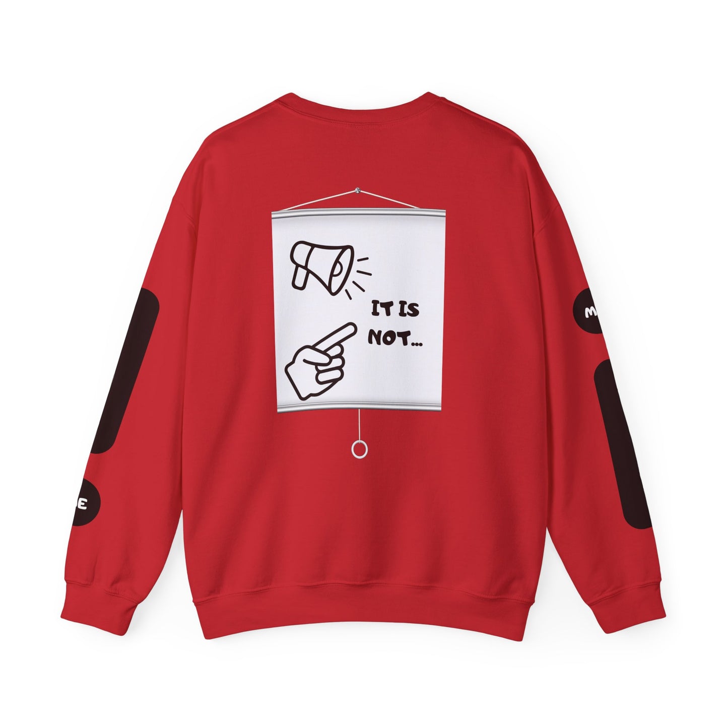 "It's Not Your Fault" Graphic Comfort Pullover