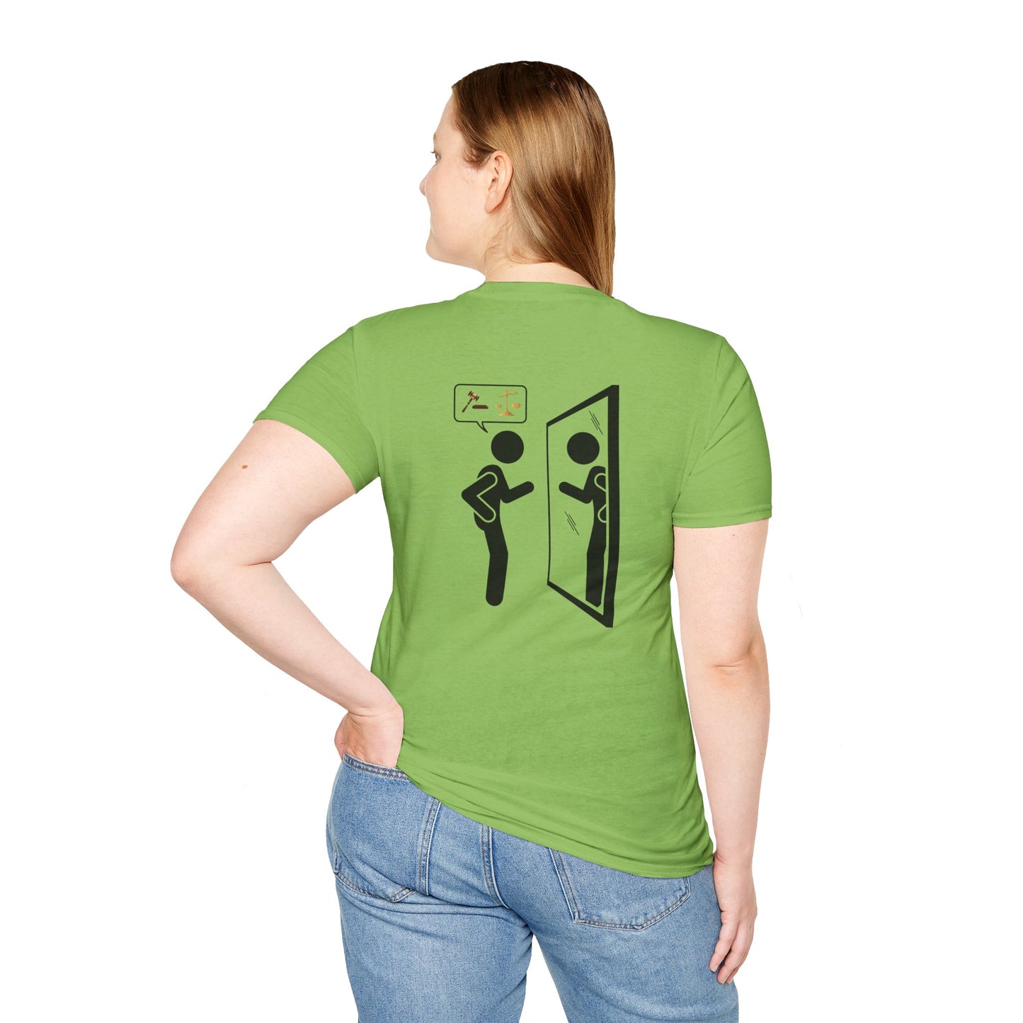 JUZGANDO Humorous Unisex Softstyle T-Shirt - Questioning Yourself Shirt, Funny Graphic Tee, Casual Wear, Gift for Friends & Family, [...]