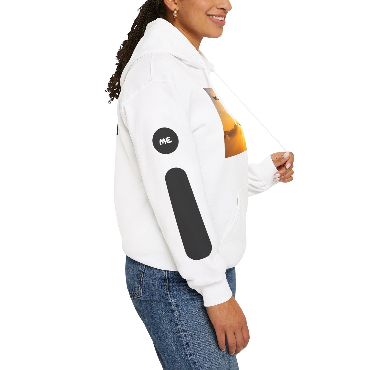 Smile Face Hoodie — "Are You Still Alive?" Sunrise Graphic Hooded Sweatshirt