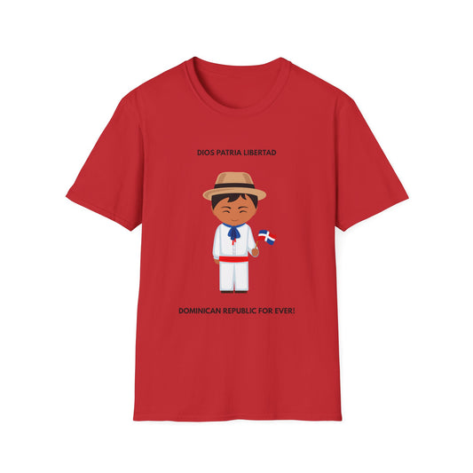 Dominican Republic Forever T-Shirt | Cultural Pride Tee, Unisex Softstyle Shirt, Vacation Apparel, Caribbean Pride, Travel Gift