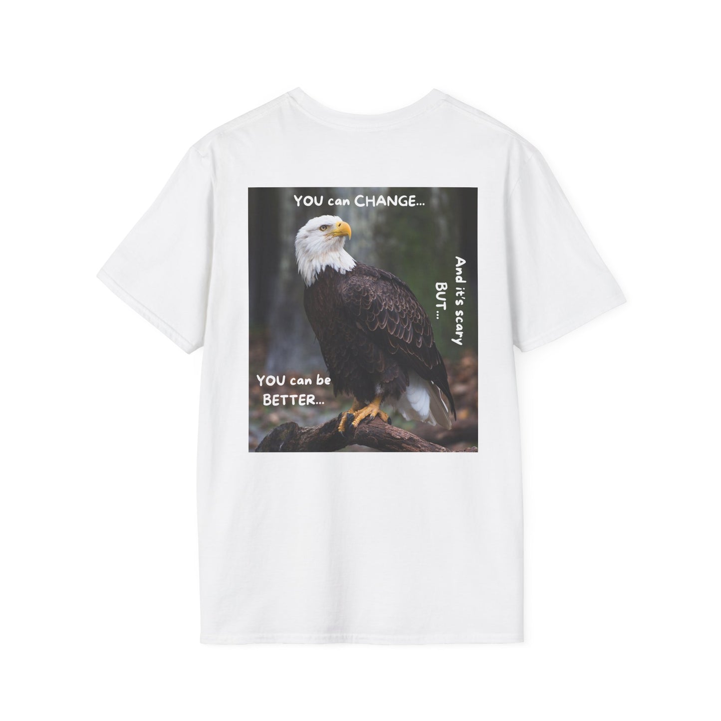 YOU CAN CHANGE/BE BETTER Motivational Eagle T-Shirt | Inspirational Gift for Nature Lovers, Positive Quote Tee, Unisex Softstyle Shirt, Eagle Graphic Tee, [...]