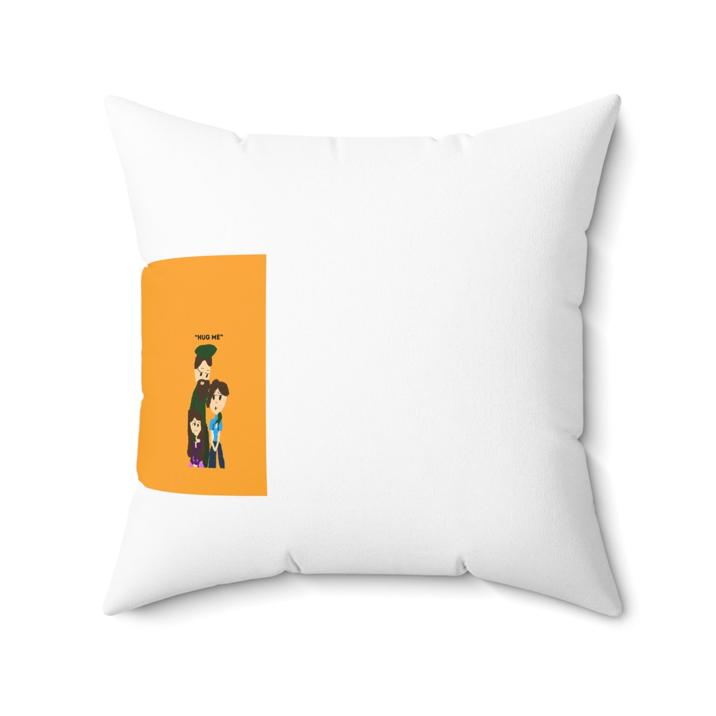 HUG ME ISAAC IDYER ARTS DESINGS Spun Polyester Square Pillow