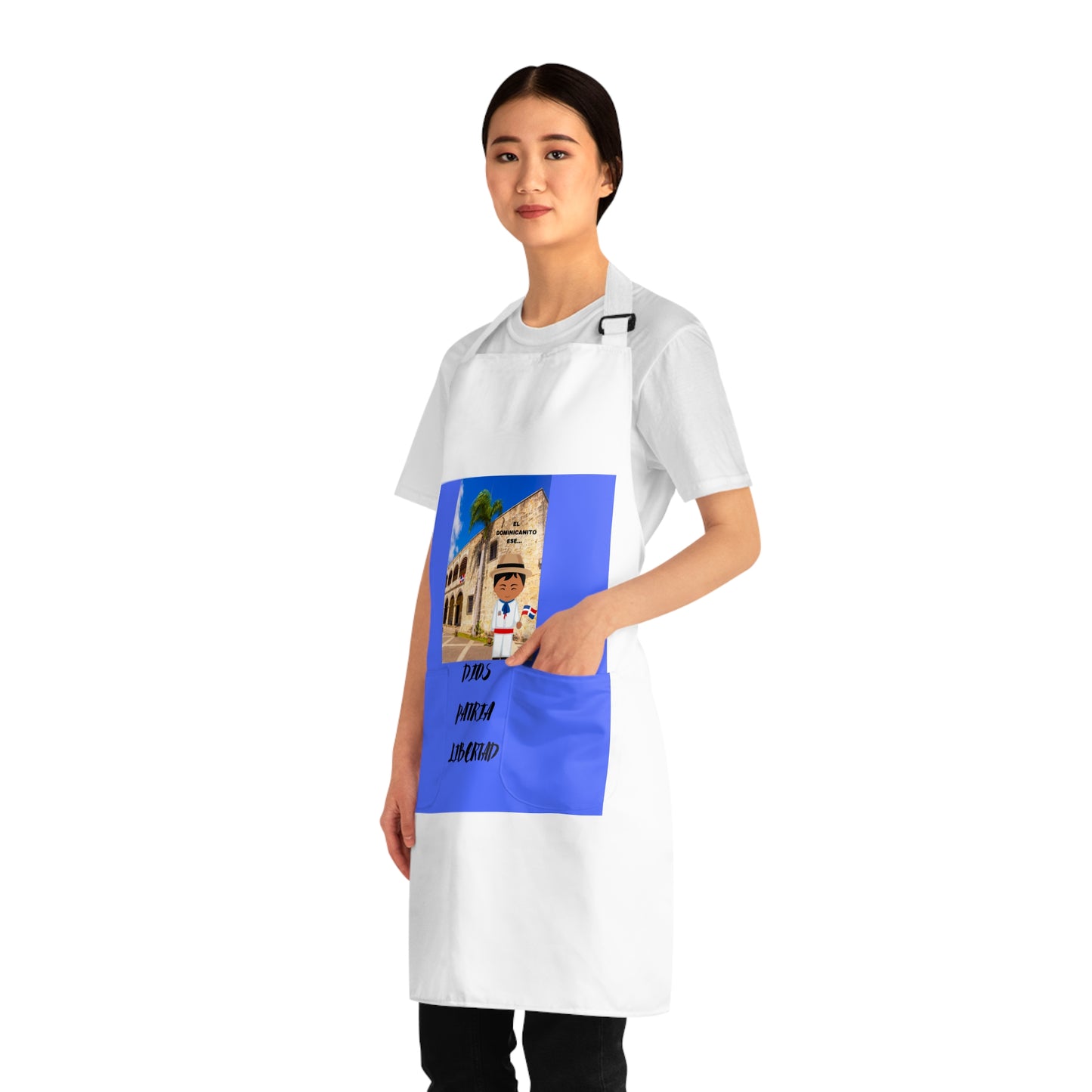 DIOS PATRIA LIBERTAD EL DOMINICANITO ESE Apron (AOP)