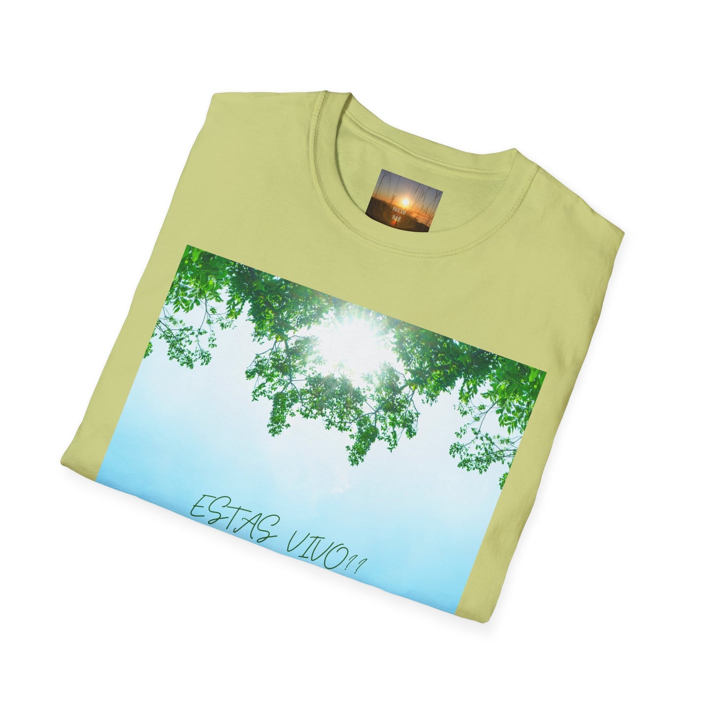 ESTAS VIVO? Serene Nature T-Shirt, Yoga Wear, Mindfulness Tee, Inspirational Shirt, Relaxation Gift, Unisex Summer Top