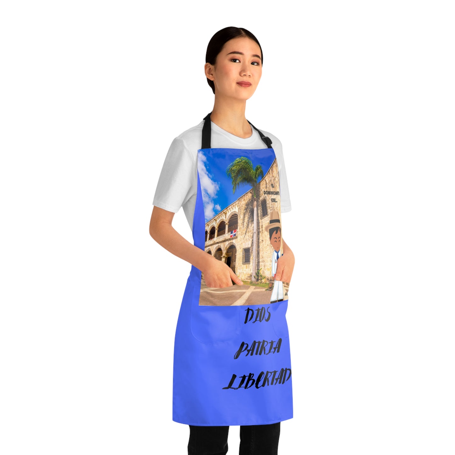 DIOS PATRIA LIBERTAD EL DOMINICANITO ESE Apron (AOP)