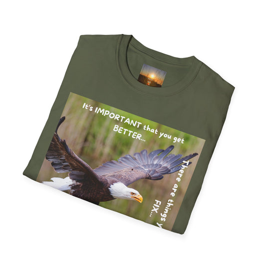 YOU CAN CHANGE/BE BETTER Motivational Eagle T-Shirt | Inspirational Gift for Nature Lovers, Positive Quote Tee, Unisex Softstyle Shirt, Eagle Graphic Tee, [...]