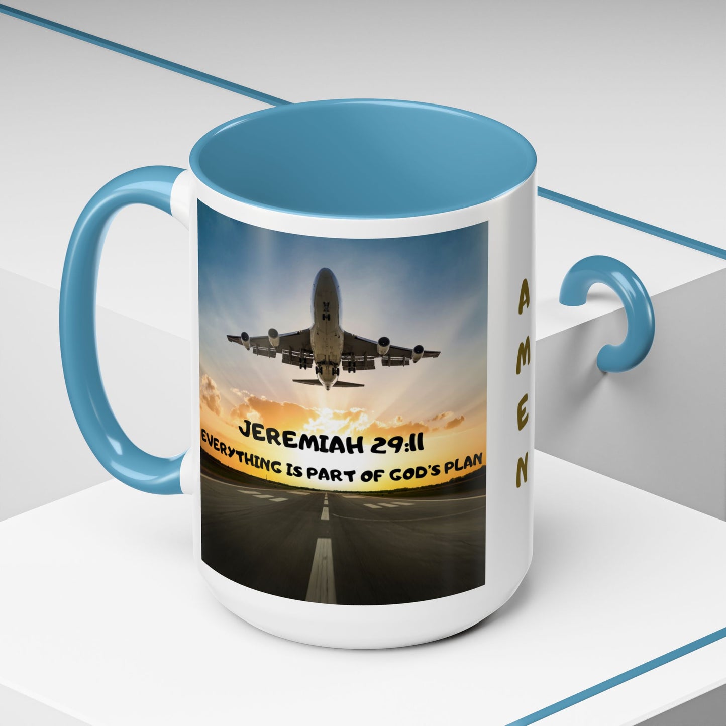 Matthew 28:20 Coffee Mug – "I’m With You Always" Inspirational Christian Accent Mug