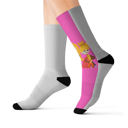 YO HAGO LO QUE QUIERO ISAAC IDYER ARTS DESINGS Sublimation Socks