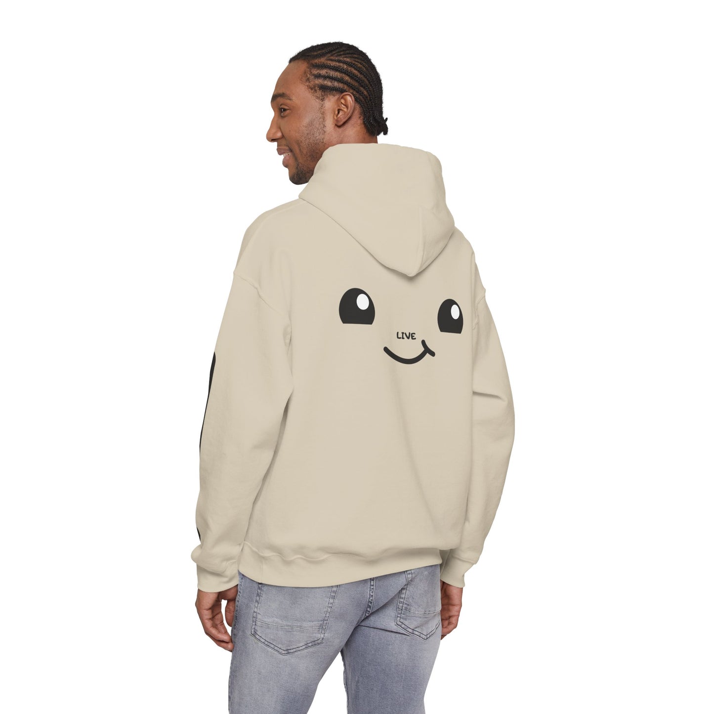 Smile Face Hoodie — "Are You Still Alive?" Sunrise Graphic Hooded Sweatshirt