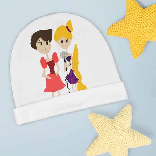 100 % AGREED TEAMWORKS ISAAC IDYERV ARTS DESINGS Baby Beanie (AOP)
