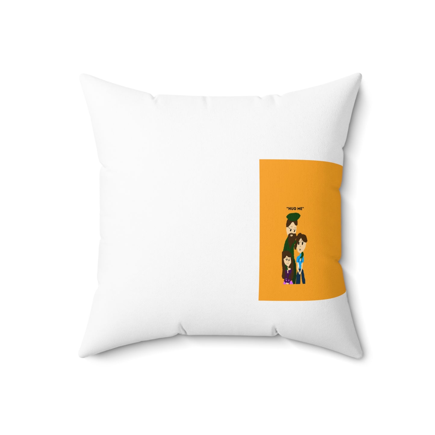 HUG ME ISAAC IDYER ARTS DESINGS Spun Polyester Square Pillow