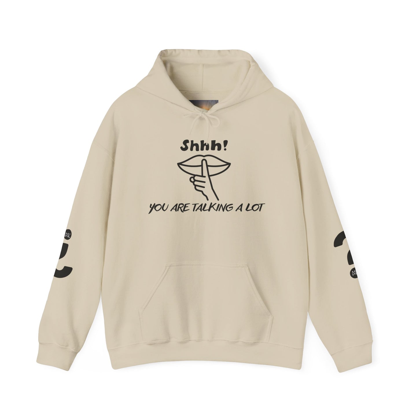 Shhh! Funny Unisex Hooded Sweatshirt, Cozy Hoodie for Introverts, Ideal Gift for Friends and Family, Perfect for Casual Wear, [...]