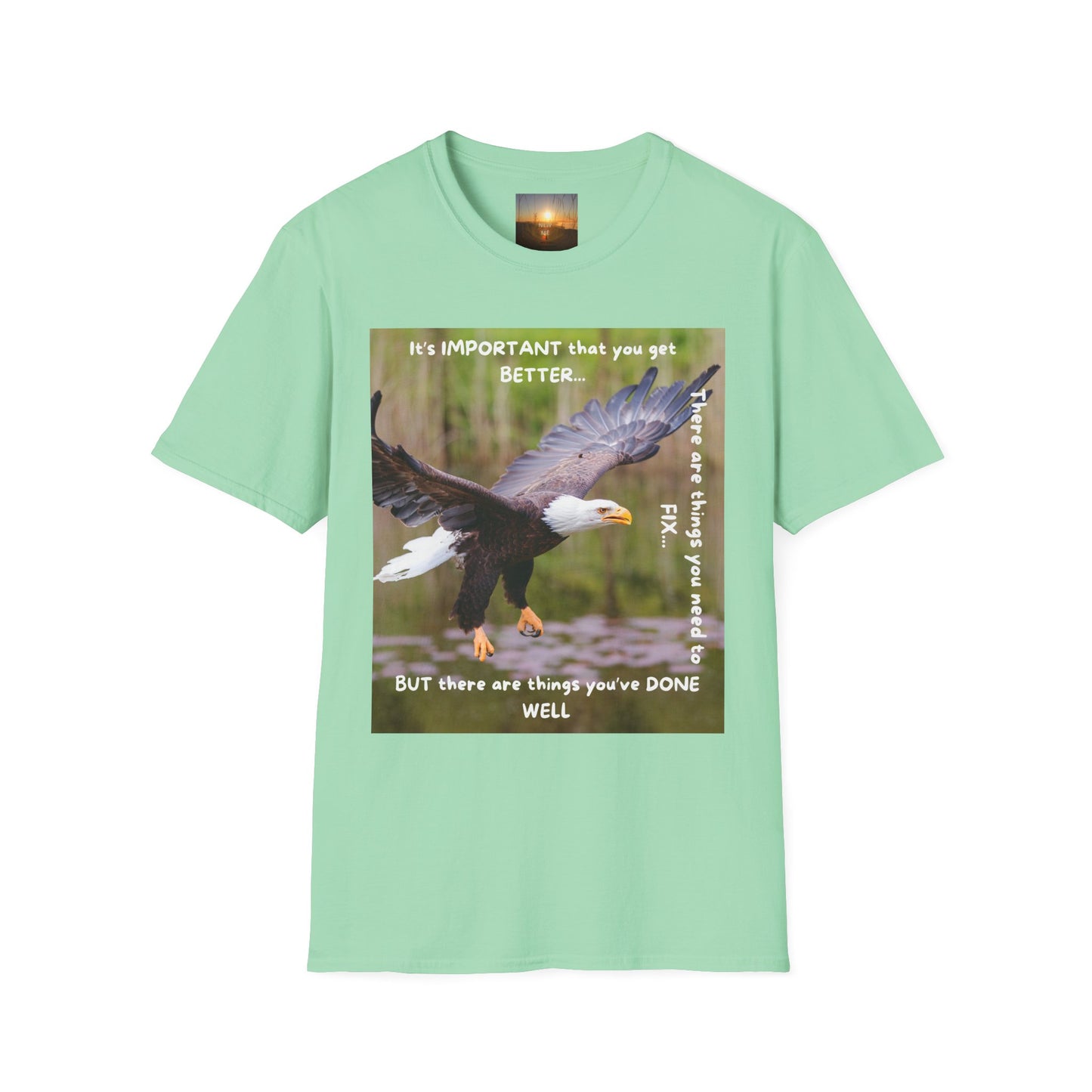 YOU CAN CHANGE/BE BETTER Motivational Eagle T-Shirt | Inspirational Gift for Nature Lovers, Positive Quote Tee, Unisex Softstyle Shirt, Eagle Graphic Tee, [...]