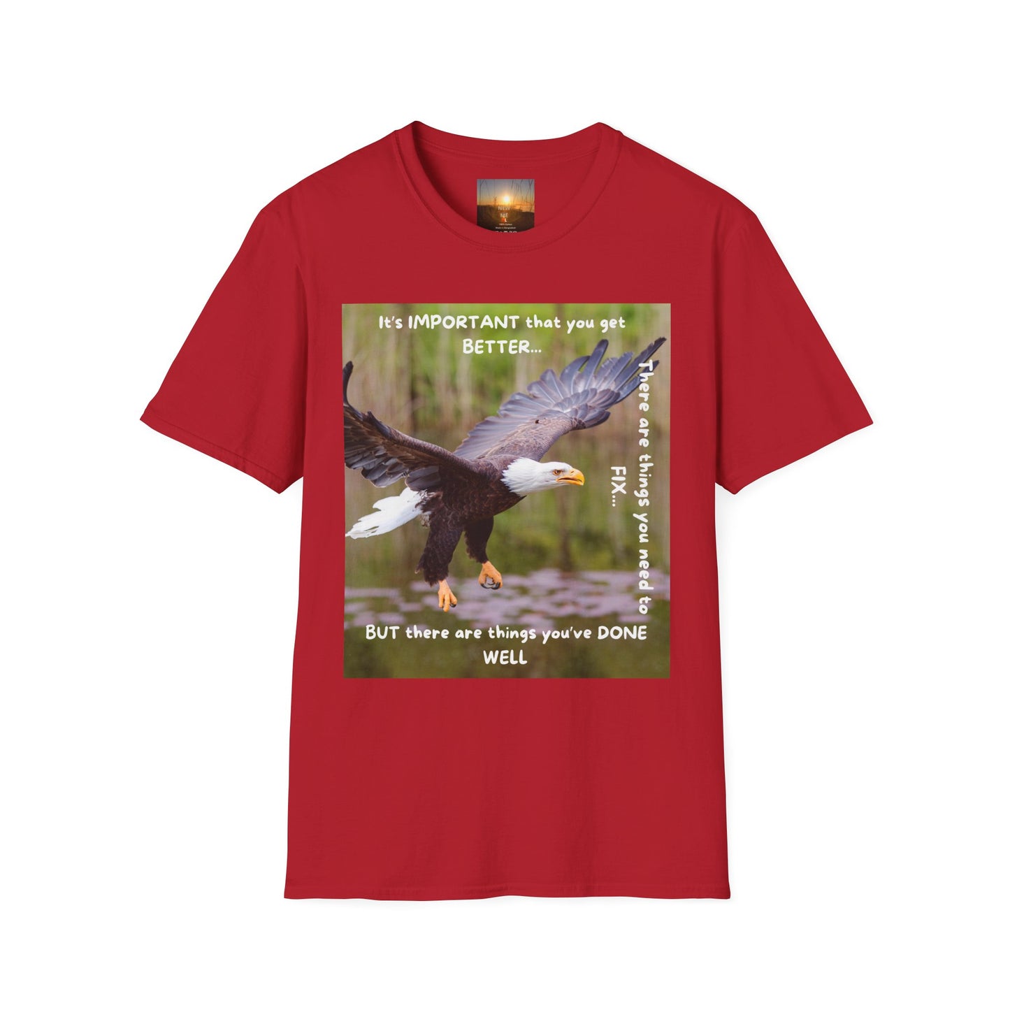YOU CAN CHANGE/BE BETTER Motivational Eagle T-Shirt | Inspirational Gift for Nature Lovers, Positive Quote Tee, Unisex Softstyle Shirt, Eagle Graphic Tee, [...]