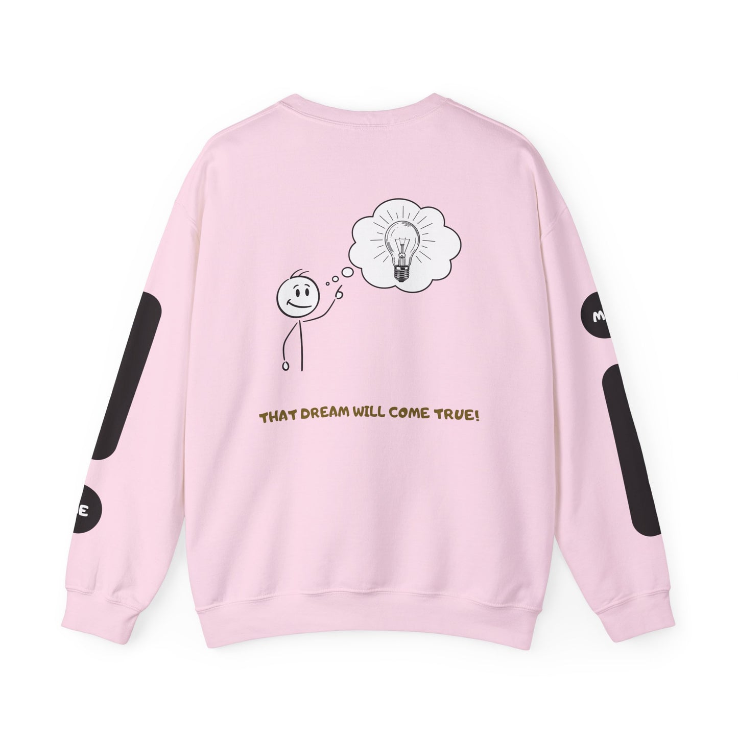 Motivational Crewneck Sweatshirt – "Don't Lose Focus… You've Got This" Scenic Design