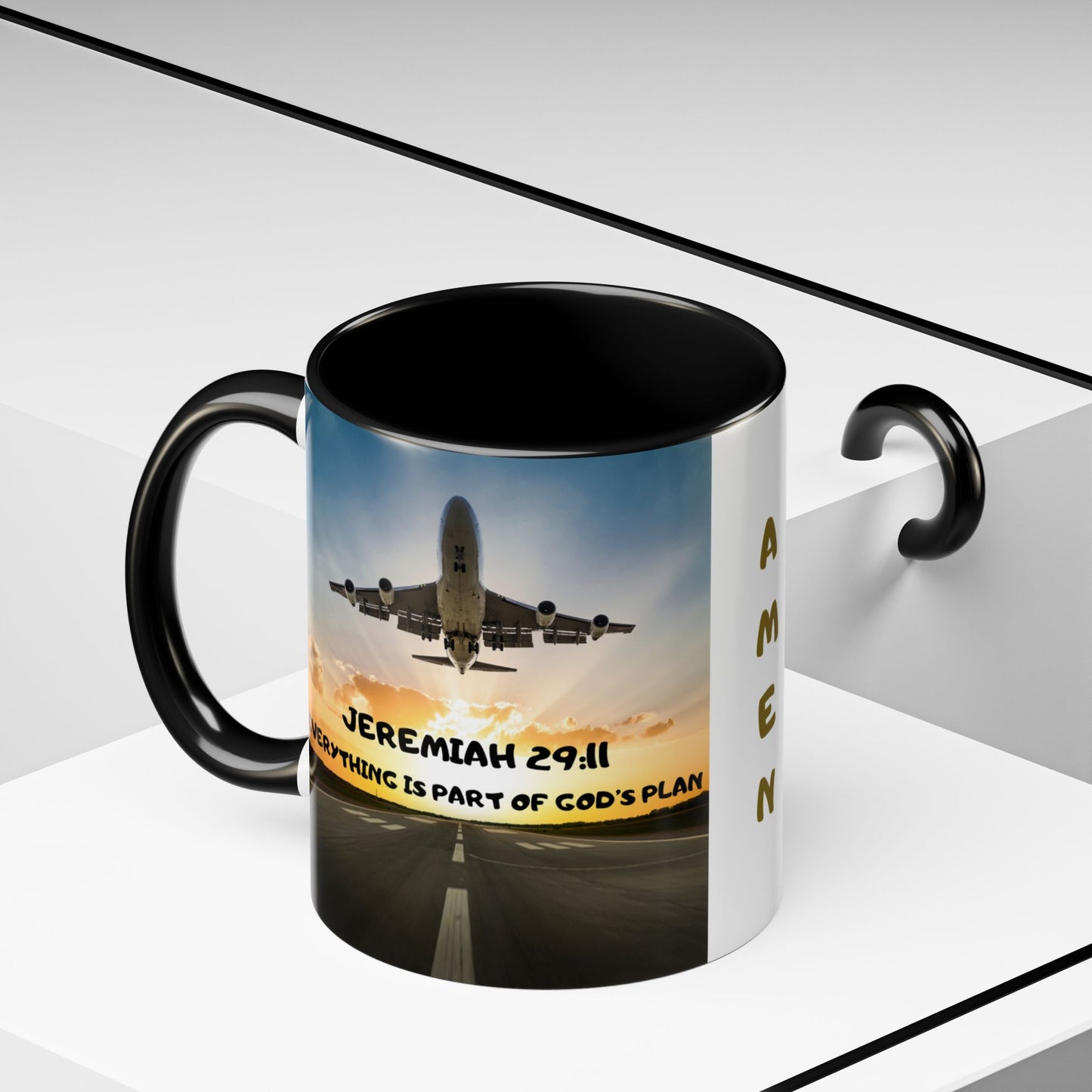 Matthew 28:20 Coffee Mug – "I’m With You Always" Inspirational Christian Accent Mug