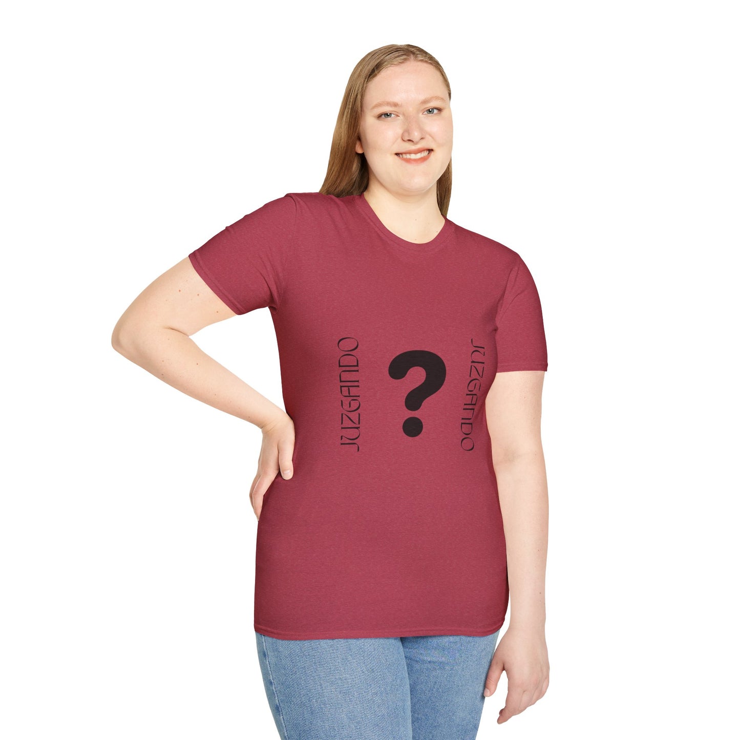 JUZGANDO Humorous Unisex Softstyle T-Shirt - Questioning Yourself Shirt, Funny Graphic Tee, Casual Wear, Gift for Friends & Family, [...]