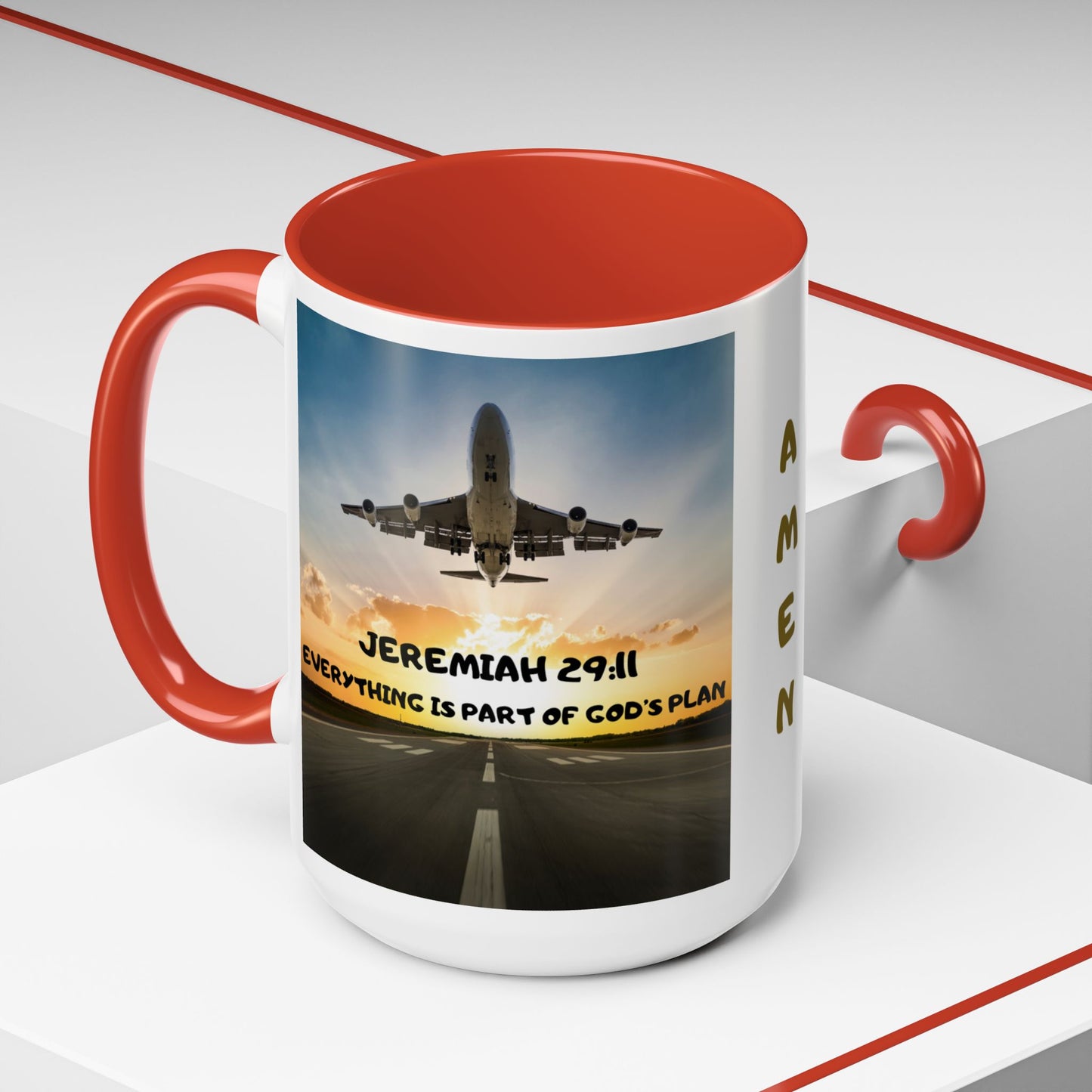 Matthew 28:20 Coffee Mug – "I’m With You Always" Inspirational Christian Accent Mug