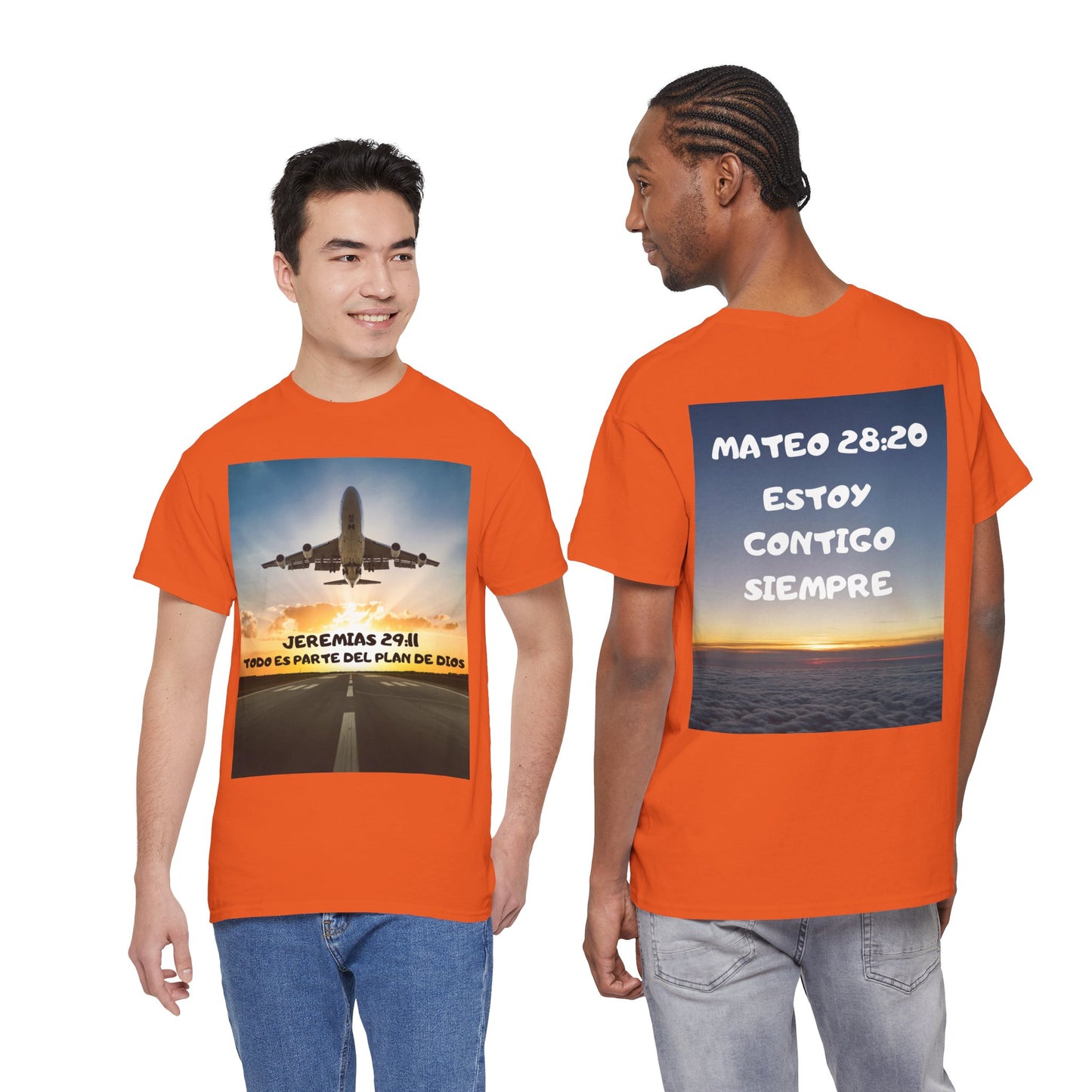 JEREMIAS 29:11 / MATEO 28:20 Religious Tee