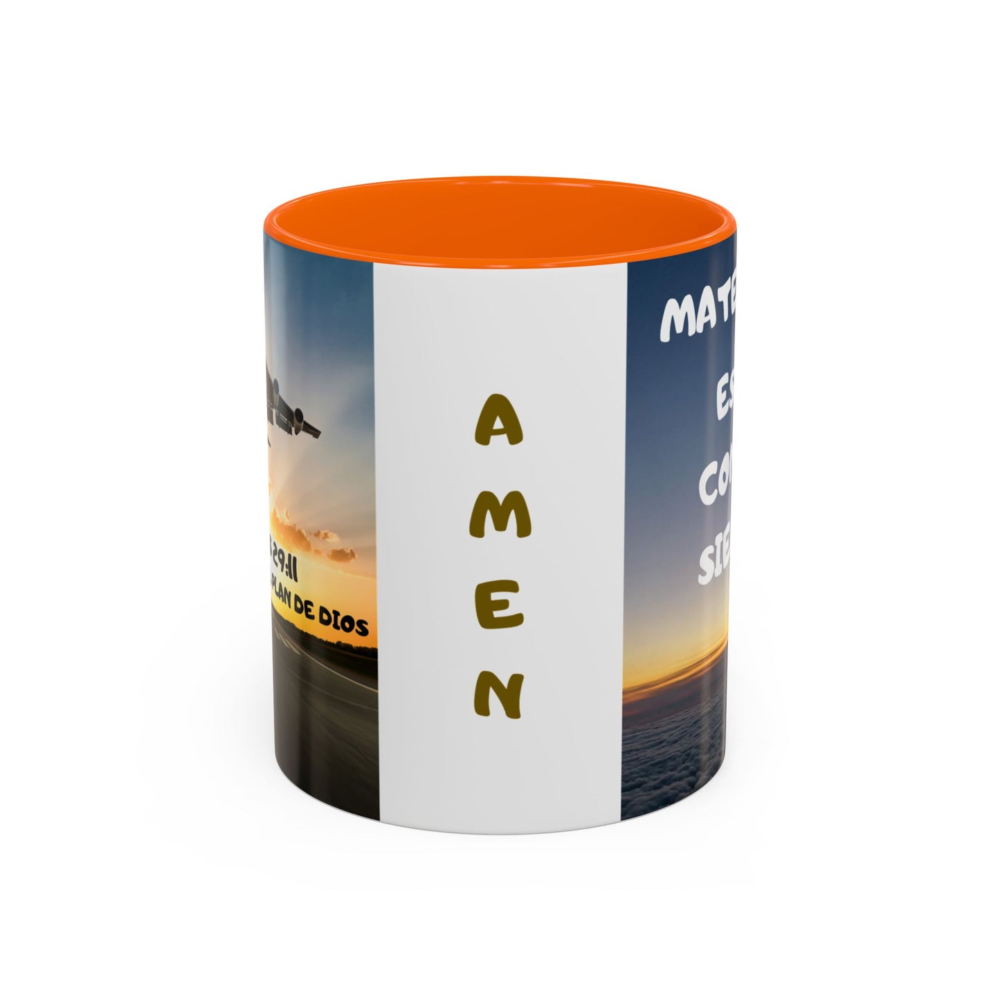 "Mateo 28:20 Estoy Contigo Siempre" Accent Mug (11/15oz)