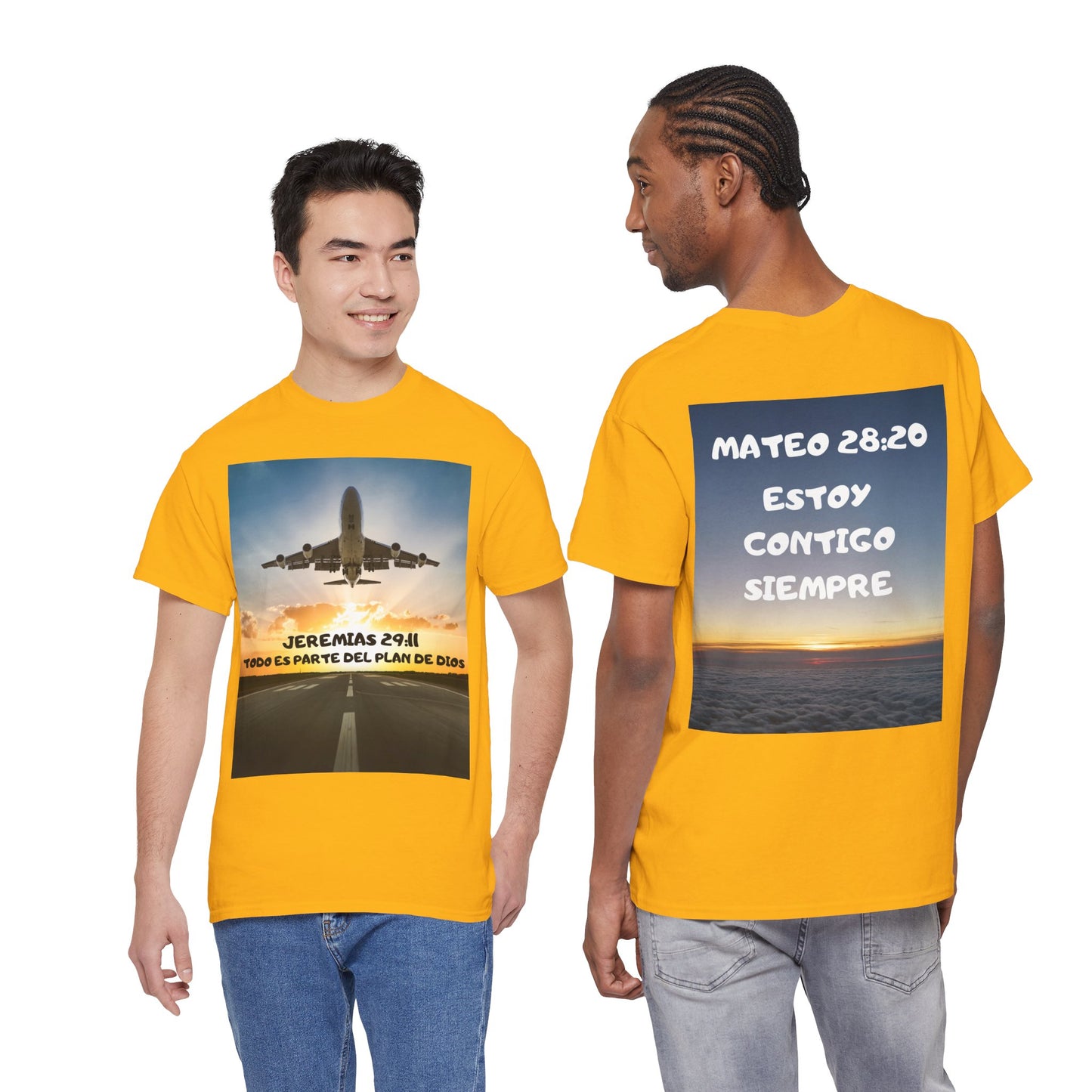 JEREMIAS 29:11 / MATEO 28:20 Religious Tee