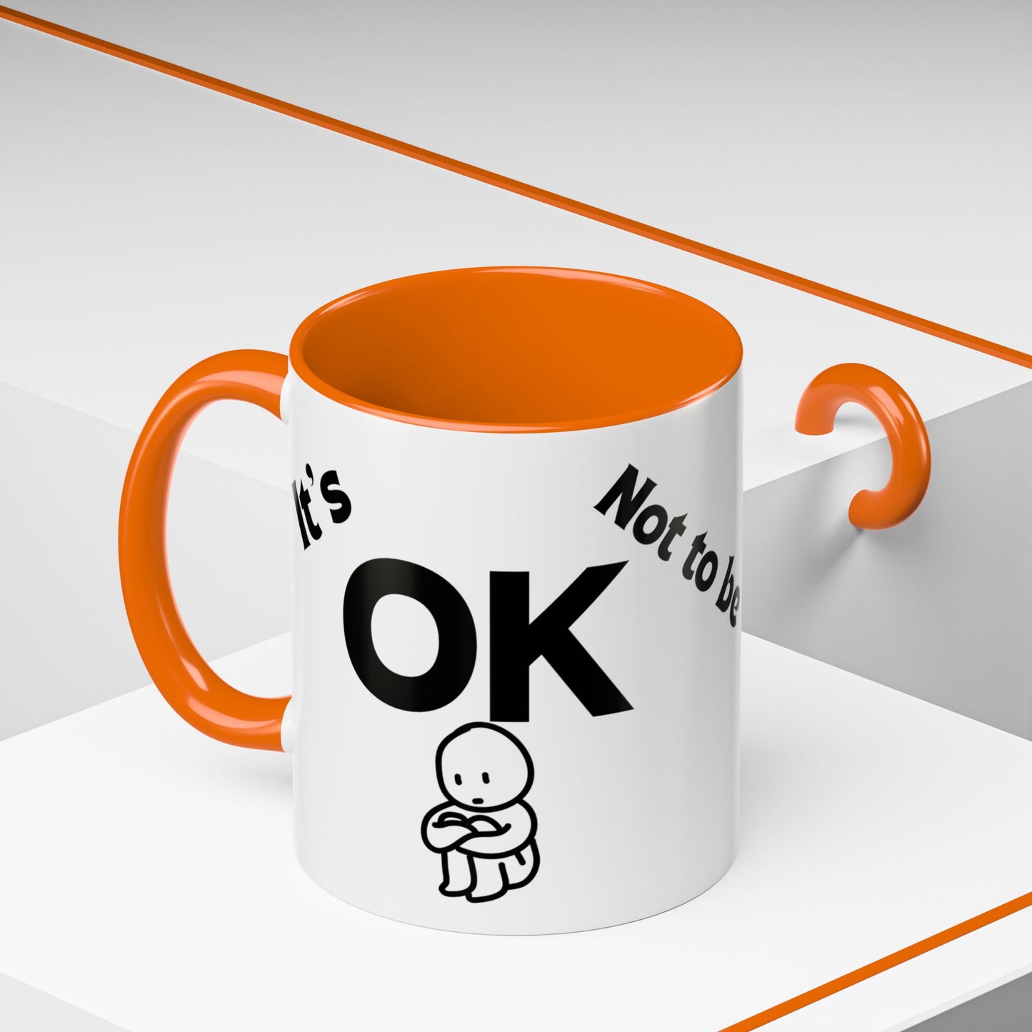 IT'S OK Inspirational Coffee Mug, Motivational Gift for Friends, Positive Affirmation Mug, Encouragement, Daily Inspiration Coffee Cup