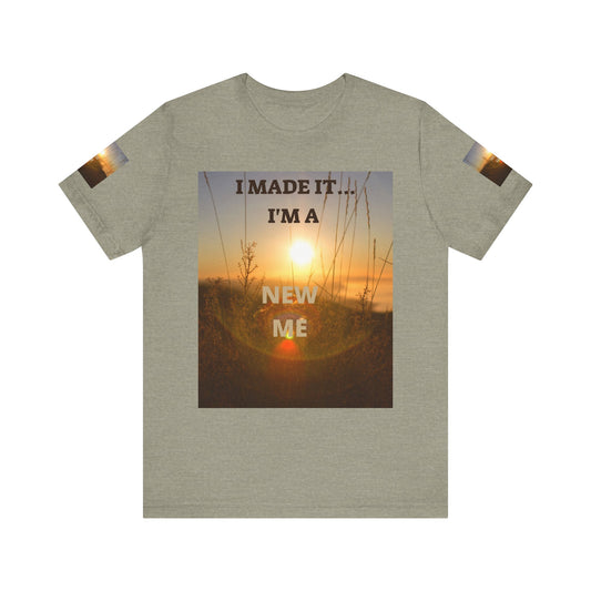 NEW ME IM Inspirational Unisex Tee | Celebrate New Beginnings, Motivational Shirt, Casual Wear, Gift for Self-Love, New Year, Personal Growth