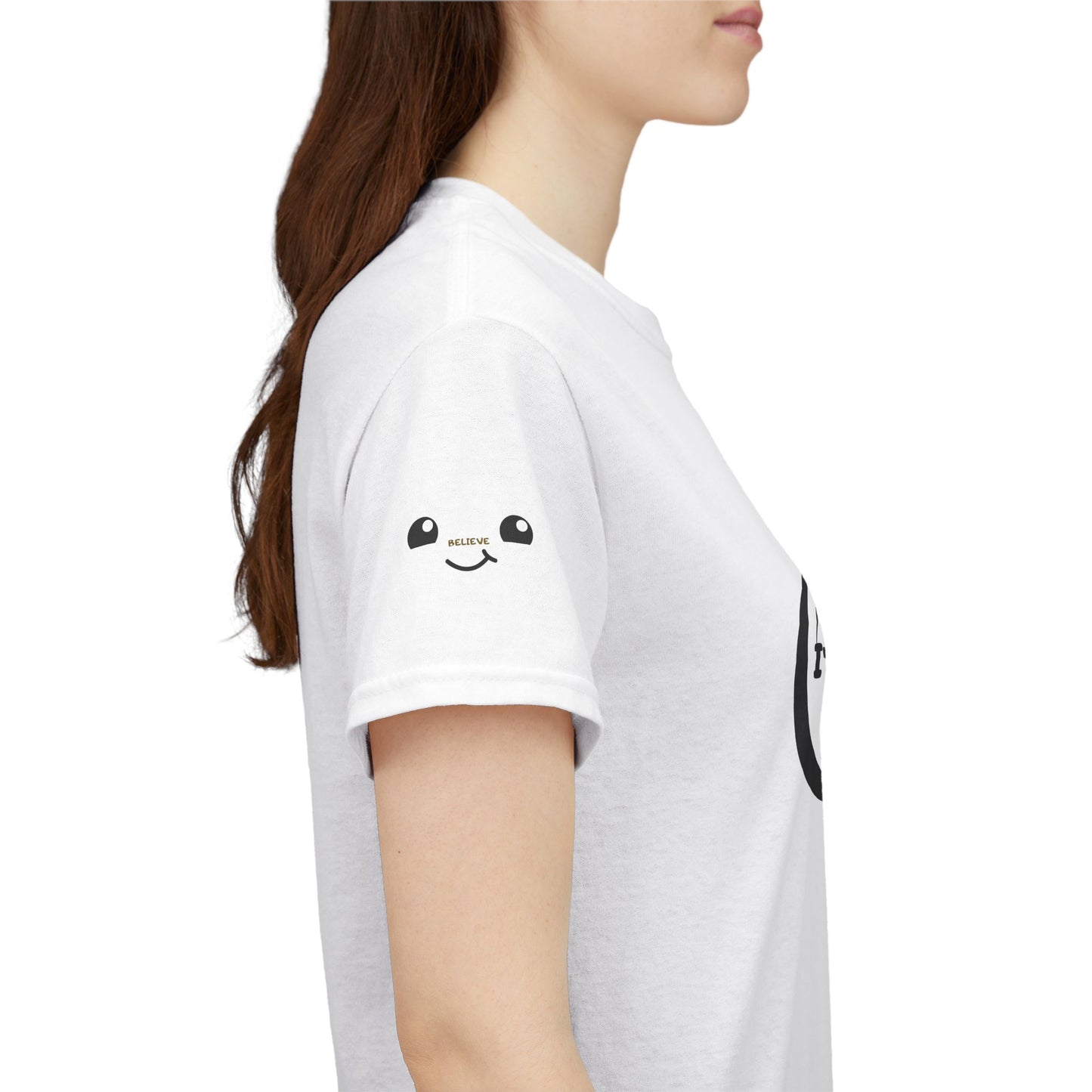 Graphic Tee — "It's Not Your Fault" Comic-Style Pointing Design