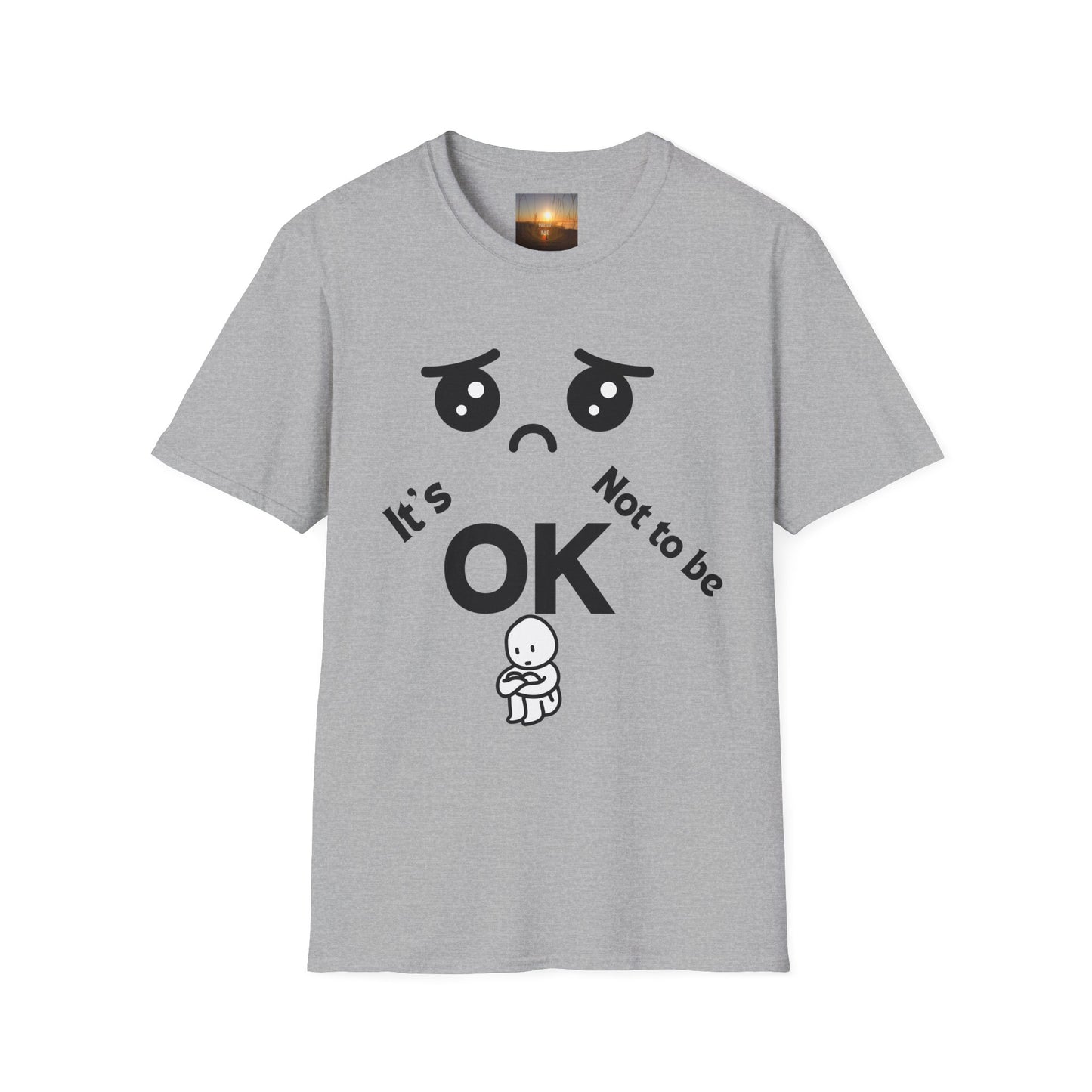 IT'S OK Emotional Support Unisex T-Shirt, Inspirational Tee, Self-Care Shirt, Mental Health Awareness, Gift for Friends, Motivational Apparel, [...]